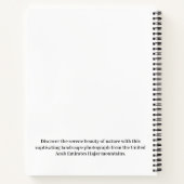 De schoonheid van de natuur notitieboek (Achterkant)