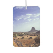 De schoonheid van de natuur onder een blauw luchtverfrisser (Voorkant)