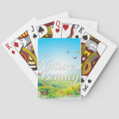 De schoonheid van de natuur pokerkaarten (Achterkant)