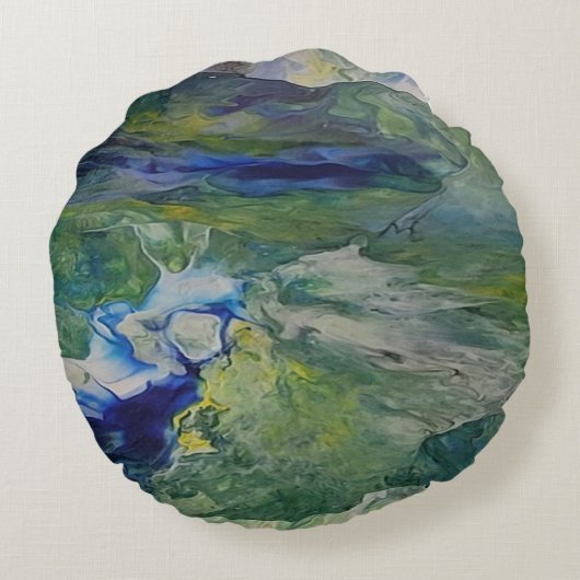 De schoonheid van de natuur rond kussen (Achterkant)