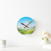 De schoonheid van de natuur ronde klok (Huis)