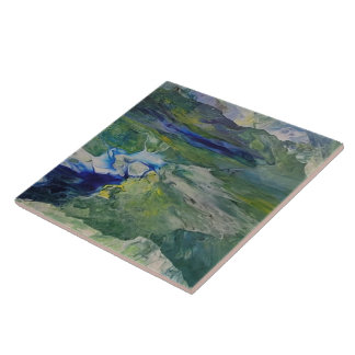 De schoonheid van de natuur tegeltje