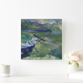 De schoonheid van de natuur vierkante klok (Huis)