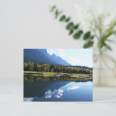 De schoonheid van de natuur weerspiegeld briefkaart (Staand voorkant)