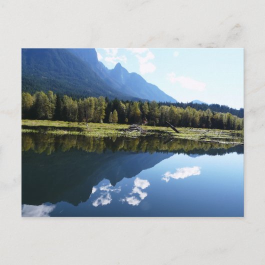 De schoonheid van de natuur weerspiegeld briefkaart (Voorkant)