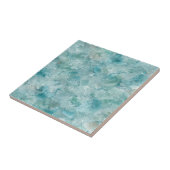 De schoonheid van de oceaan. Aqua Crystal. Tegeltje (Zijkant)
