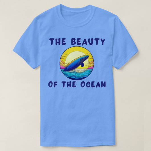 De schoonheid van de oceaan t-shirt (Design voorkant)