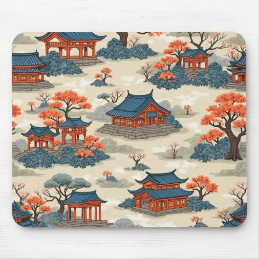 De schoonheid van de paleizen van Korea Muismatten (Voorkant)