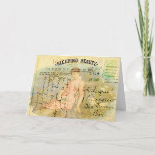 De Schoonheid van de slaap Feestdagen Kaart