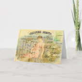 De Schoonheid van de slaap Feestdagen Kaart (Voorkant)