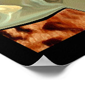 De schoonheid van een Afrikaanse Oerwoud bloem Poster (Hoek)