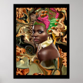 De schoonheid van een Afrikaanse Oerwoud bloem Poster (Voorkant)