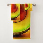 De schoonheid van een gezonde avocado bad handdoek (Insitu)