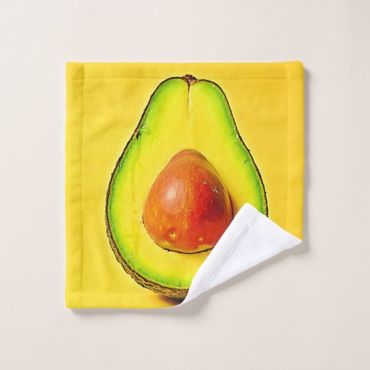 De schoonheid van een gezonde avocado bad handdoek (Wasdoekje)