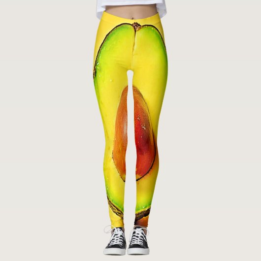 De schoonheid van een gezonde avocado leggings (Voorkant)