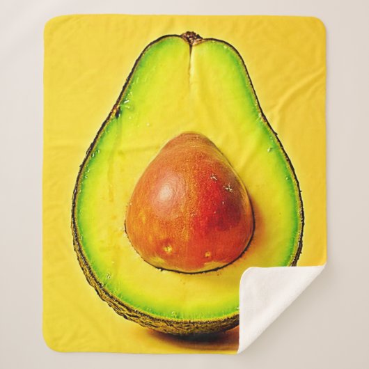 De schoonheid van een gezonde avocado sherpa deken (Voorkant)
