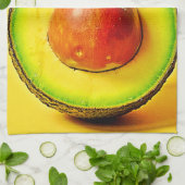 De schoonheid van een gezonde avocado theedoek (Gevouwen)
