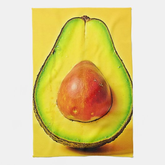 De schoonheid van een gezonde avocado theedoek (Verticaal)