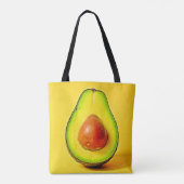 De schoonheid van een gezonde avocado tote bag (Achterkant)