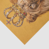 De schoonheid van een leeuw tissuepapier (Detail)