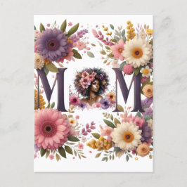 De schoonheid van een moeder briefkaart