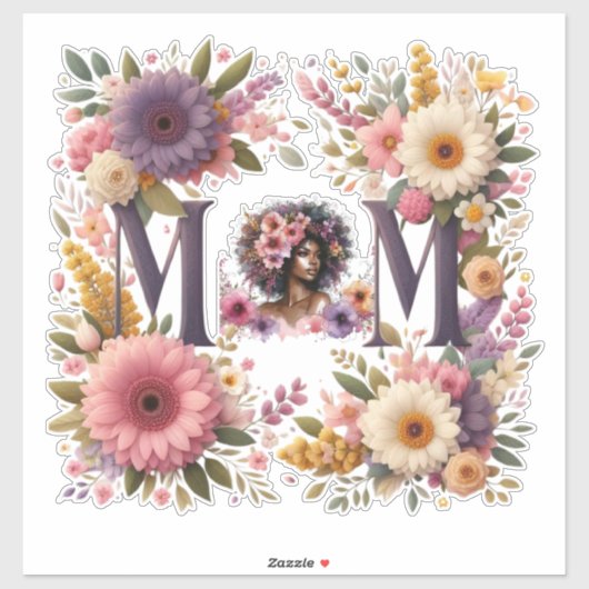 De schoonheid van een moeder sticker (Vel)