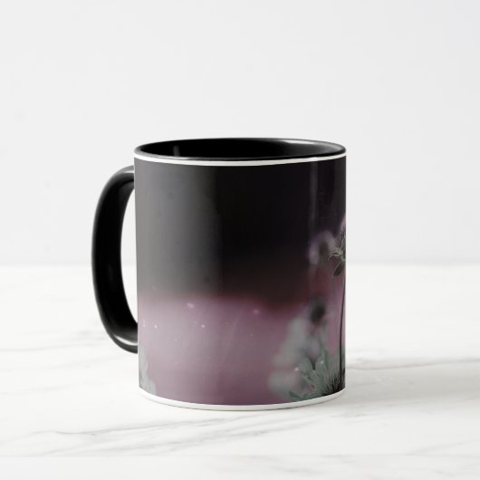 De schoonheid van een speldenkussen ventilator mok (Voorkant links)