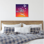 De Schoonheid van Harten Canvas Afdruk (Insitu (Slaapkamer))