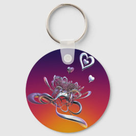 De schoonheid van harten sleutelhanger