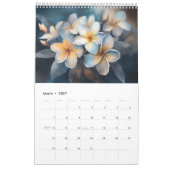De schoonheid van Hawaiaanse Plumeria Kalender (Mar 2027)