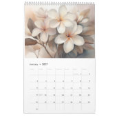 De schoonheid van Hawaiaanse Plumeria Kalender (Jan 2027)