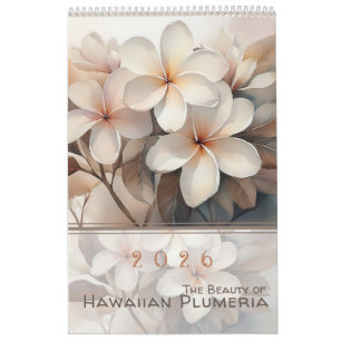 De schoonheid van Hawaiaanse Plumeria  Kalender