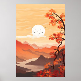 De schoonheid van herfstlandschappen vastleggen poster