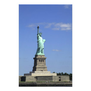 De schoonheid van het beroemde Vrijheidsbeeld op Foto Afdruk