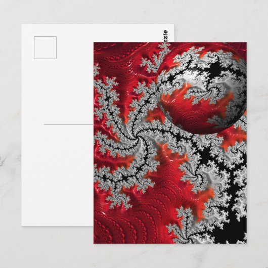 De schoonheid van het Briefkaart Mandelbrots (Voorkant / Achterkant)