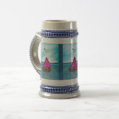 De schoonheid van het daglicht bierpul (Voorkant links)