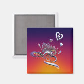 De schoonheid van het hart magneet (Voorkant / Achterkant)