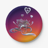 De schoonheid van het hart papieren bordje (Voorkant)