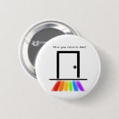 De schoonheid van het komen uit ronde button 5,7 cm (Voorkant /achterkant)
