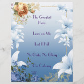 De schoonheid van het kruis-gepersonaliseerd Papie (Achterkant)