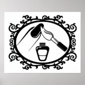 De schoonheid van het Nail Poolse Ontwerp Poster (Voorkant)