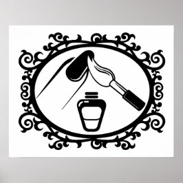 De schoonheid van het Nail Poolse Ontwerp Poster