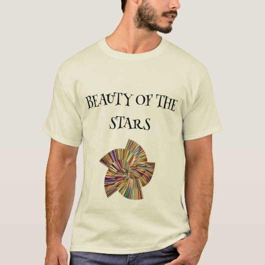 DE SCHOONHEID VAN HET STERREN-BASIC T-SHIRT (Voorkant)