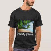 De schoonheid van het strand t-shirt (Voorkant)