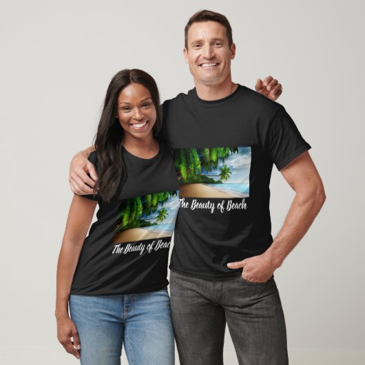 De schoonheid van het strand t-shirt (Unisex)