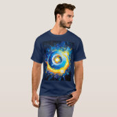 De schoonheid van het universum t-shirt (Voorkant volledig)