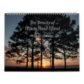 De schoonheid van Hilton Head Island Calendar Kalender (Hoes)