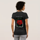 De schoonheid van Kauai ~ Deep Red Hibiscus T-shir T-shirt (Achterkant volledig)