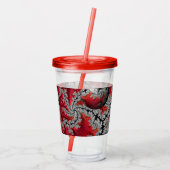 De schoonheid van Mandelbrots Acryltumbler Acryl Drinkbeker (Achterkant)