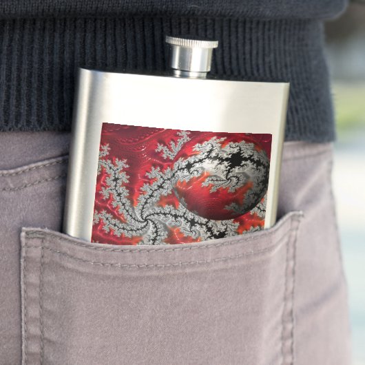 De schoonheid van Mandelbrots Classic Flask Flacon (Voorbeeld)